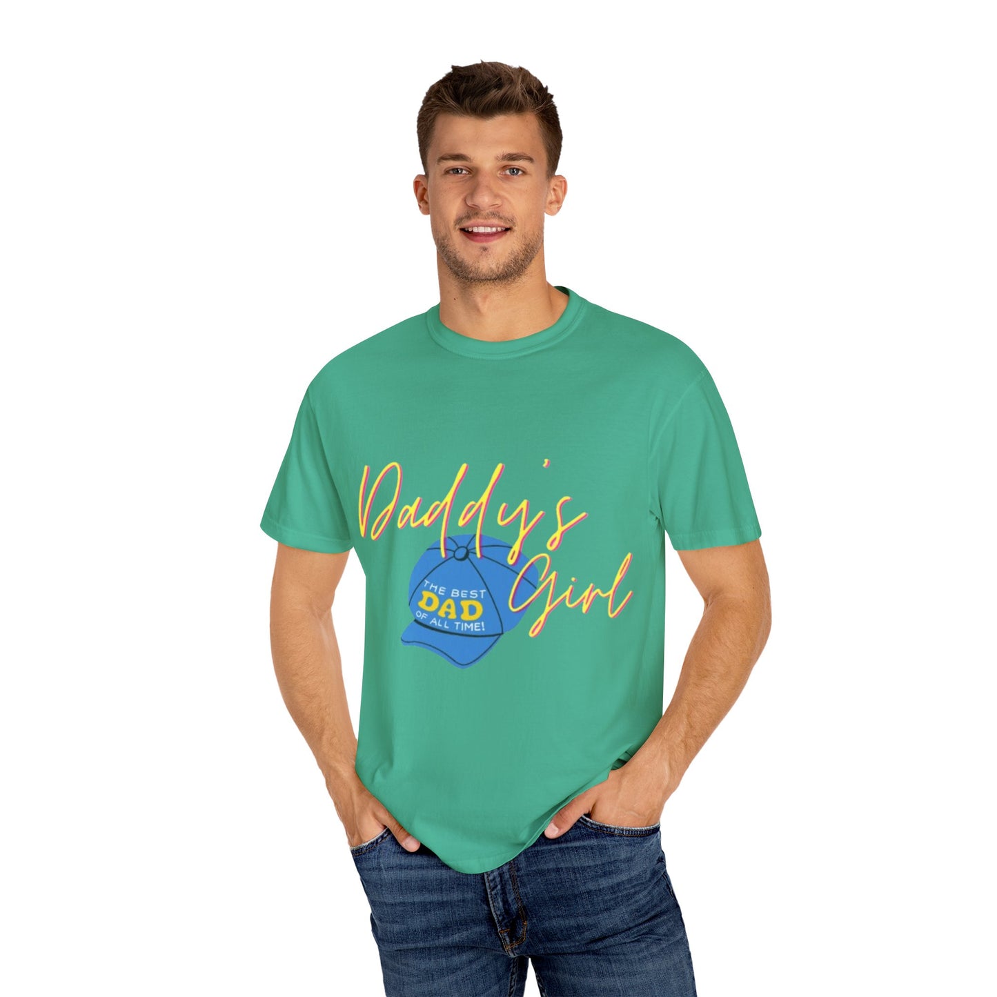 Father's Day Tshirt Gift, Daddy's Girl T-Shirt, Unisex Garment-Dyed Tee, Perfect Gift for Father's Day or Birthday, Trendy Casual Wear, Comfortable Everyday Style