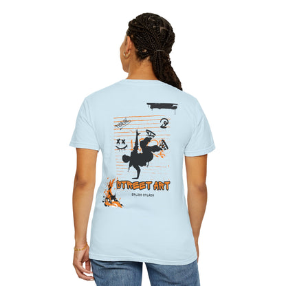 Street Art Graphic T-Shirt, Unisex Casual Tee for Creative Spirits, Perfect for Festivals, Gifts, Everyday Wear, Urban Style, Summer Vibes