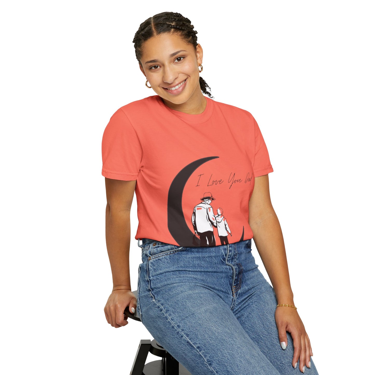I Love You Dad Unisex T-Shirt | Gift for Father's Day, Dad Birthday Gift, Family Matching Tee, Casual Wear, Love You Dad Tee