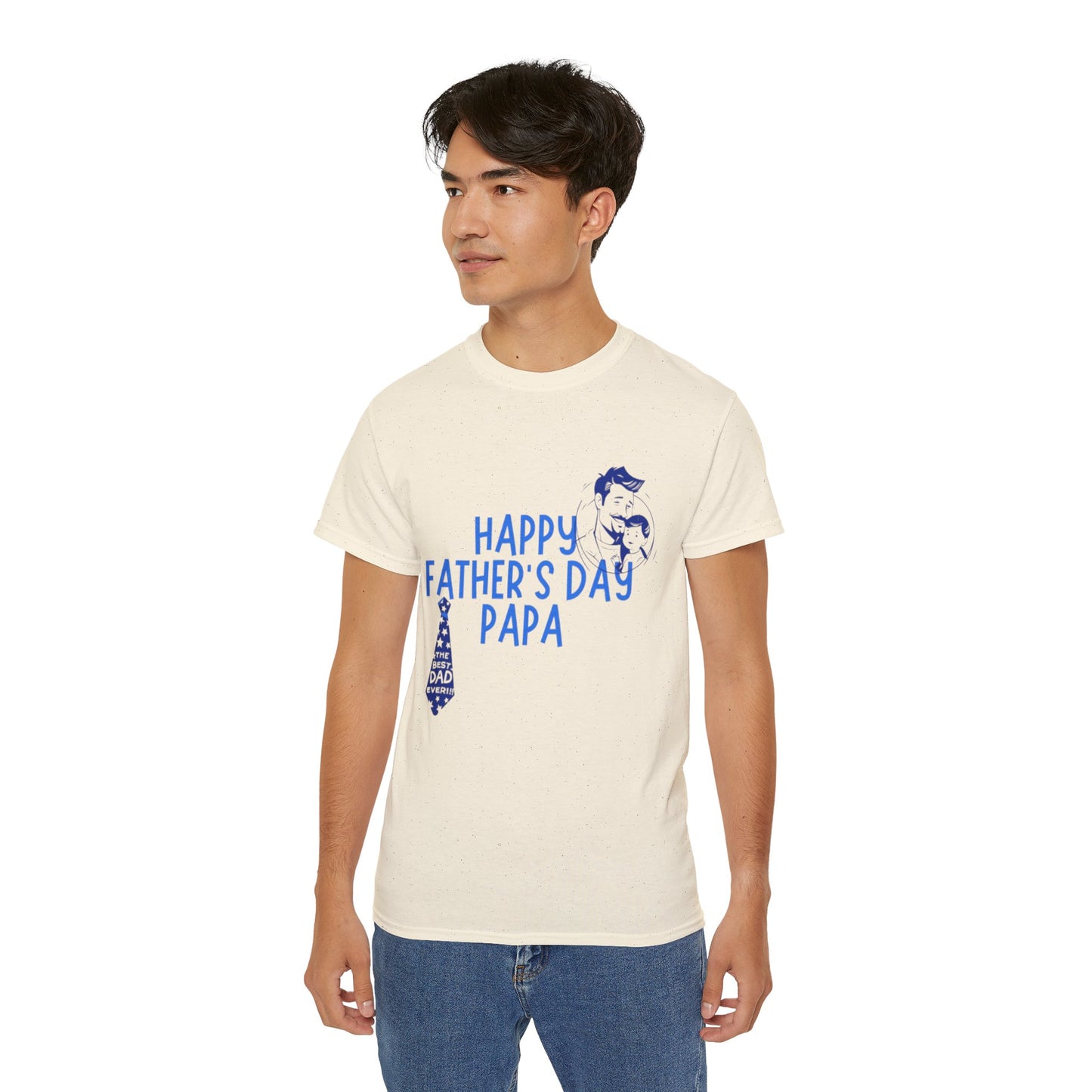 Happy Father's Day Unisex Tee, Casual Gift Shirt, Dad Appreciation Tee, Father's Day T-Shirt, Unique Dad Gift