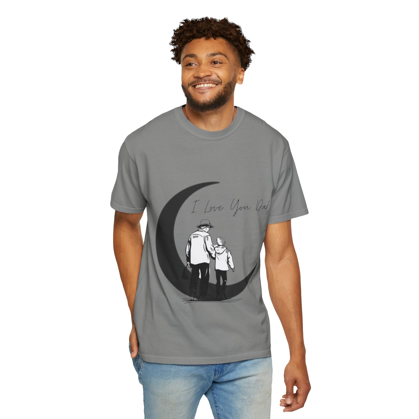 I Love You Dad Unisex T-Shirt | Gift for Father's Day, Dad Birthday Gift, Family Matching Tee, Casual Wear, Love You Dad Tee
