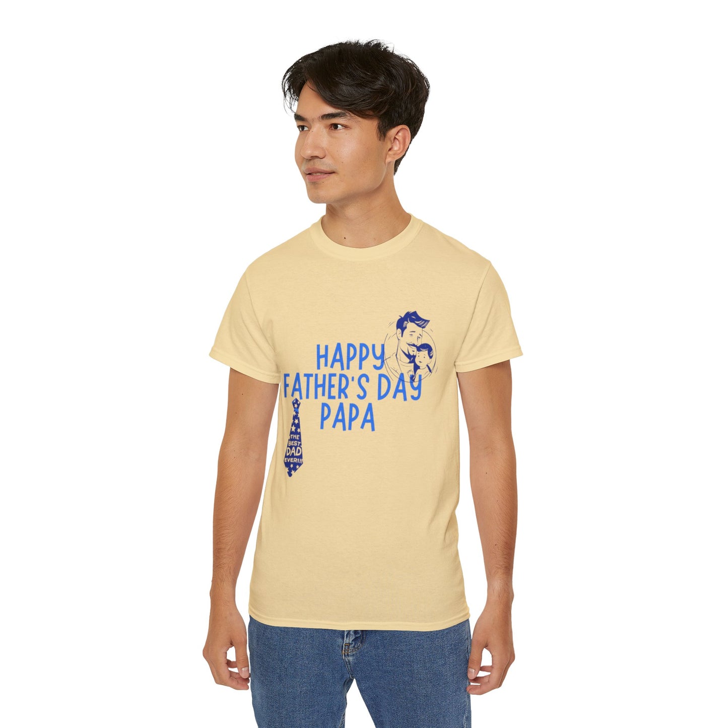 Happy Father's Day Unisex Tee, Casual Gift Shirt, Dad Appreciation Tee, Father's Day T-Shirt, Unique Dad Gift