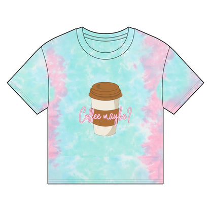 Coffee Tshirt, Coffee Maybe? Women's Boxy Tee, Casual Shirt, Gift for Coffee Lovers, Cute Top for Everyday Wear, Relaxed Fit Tee