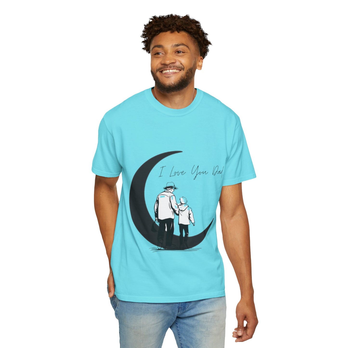 I Love You Dad Unisex T-Shirt | Gift for Father's Day, Dad Birthday Gift, Family Matching Tee, Casual Wear, Love You Dad Tee