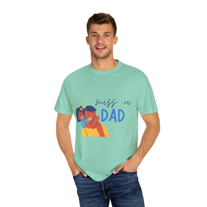 Father's Day T-Shirt, Unisex Garment-Dyed T-Shirt, Gift for Dad, Casual Wear, Family Reunion, Summer Outing, Dad Shirt