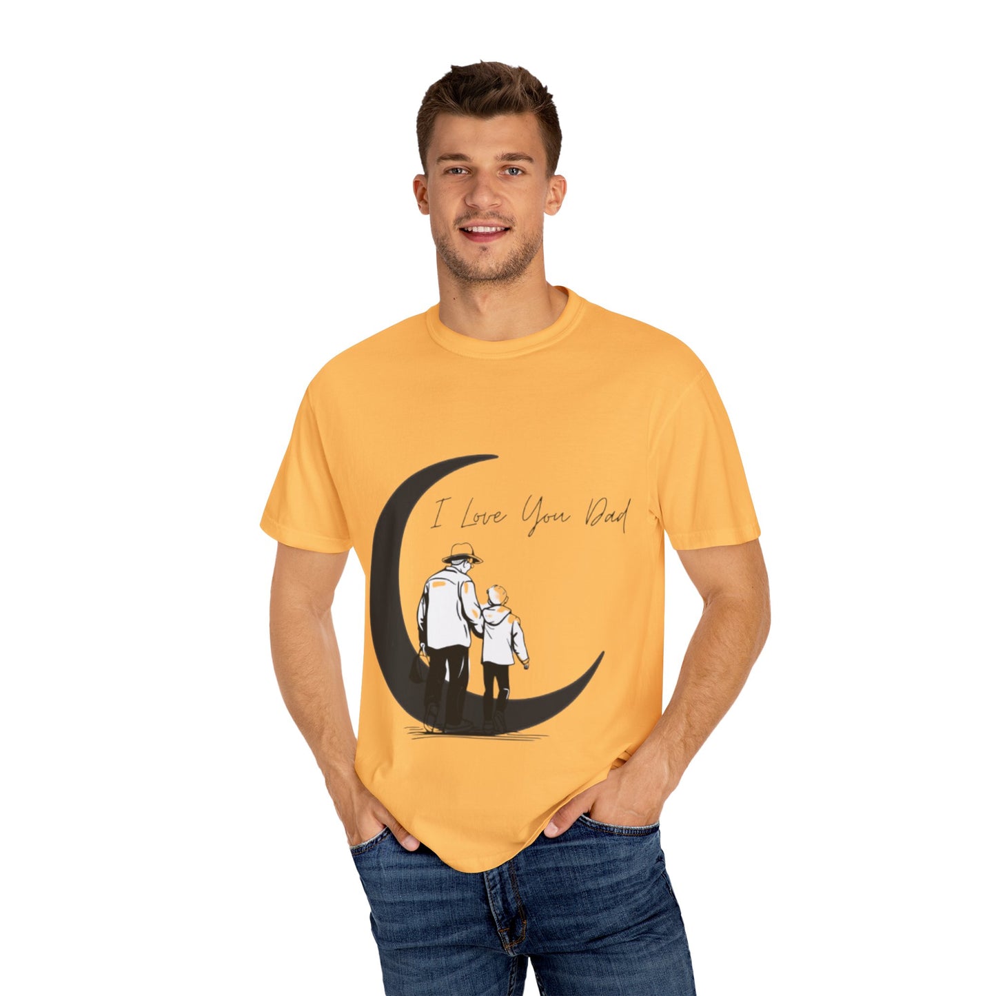 I Love You Dad Unisex T-Shirt | Gift for Father's Day, Dad Birthday Gift, Family Matching Tee, Casual Wear, Love You Dad Tee