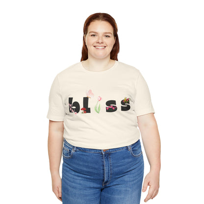 Bliss Floral Unisex Jersey Tee - Perfect for Relaxation and Casual Outings