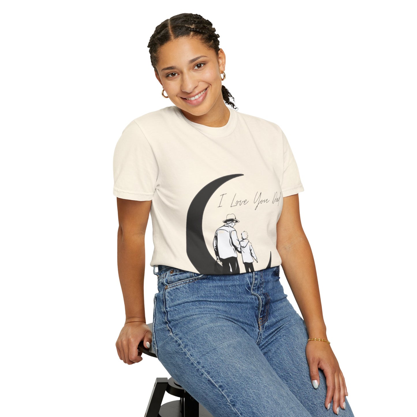 I Love You Dad Unisex T-Shirt | Gift for Father's Day, Dad Birthday Gift, Family Matching Tee, Casual Wear, Love You Dad Tee