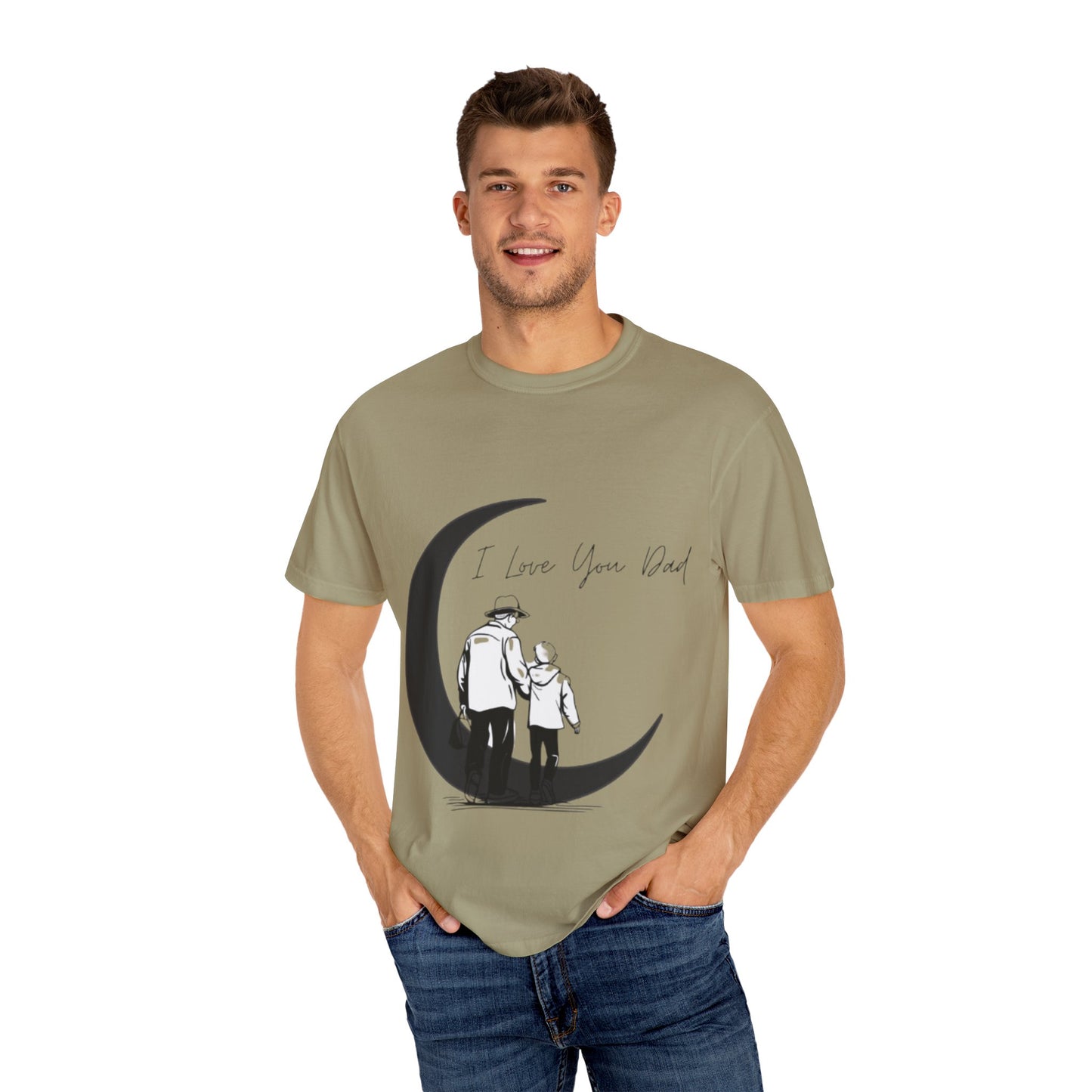 I Love You Dad Unisex T-Shirt | Gift for Father's Day, Dad Birthday Gift, Family Matching Tee, Casual Wear, Love You Dad Tee