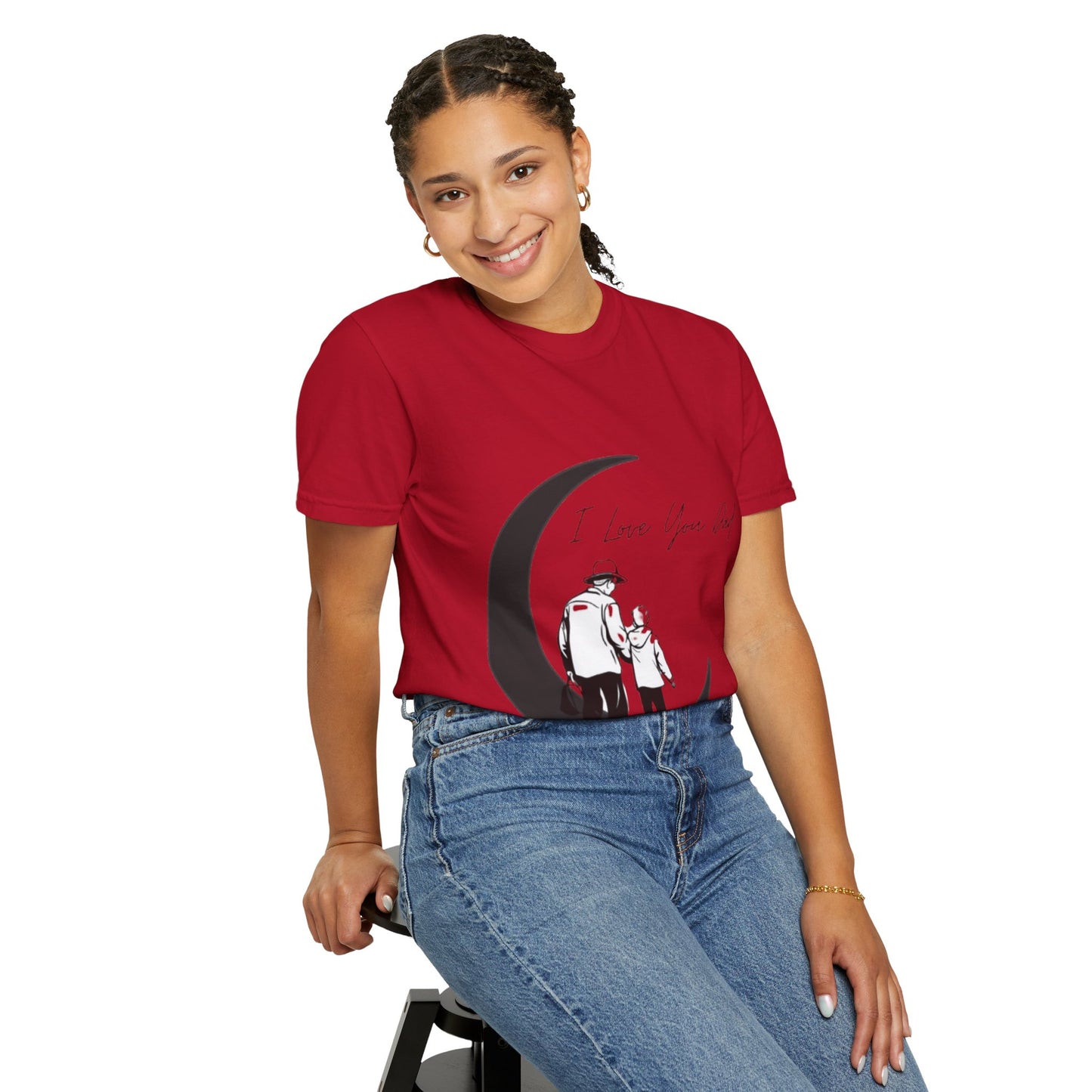 I Love You Dad Unisex T-Shirt | Gift for Father's Day, Dad Birthday Gift, Family Matching Tee, Casual Wear, Love You Dad Tee