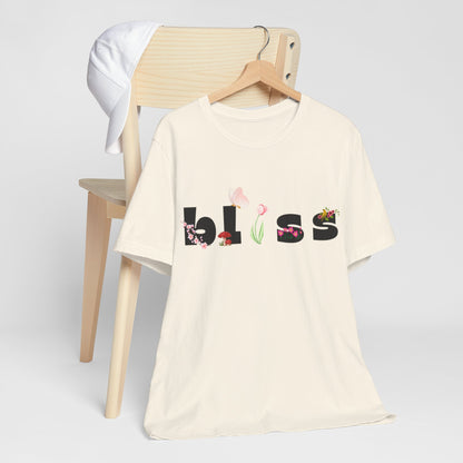 Bliss Floral Unisex Jersey Tee - Perfect for Relaxation and Casual Outings
