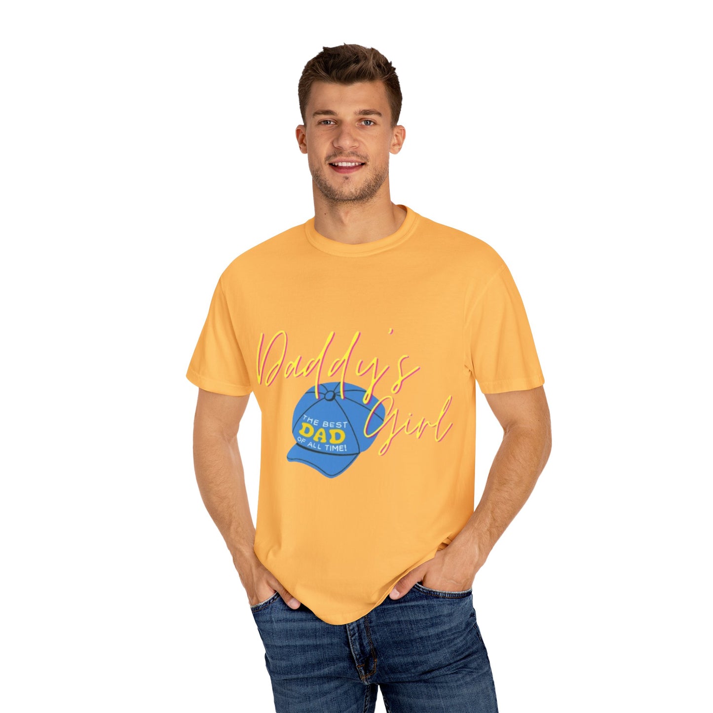 Father's Day Tshirt Gift, Daddy's Girl T-Shirt, Unisex Garment-Dyed Tee, Perfect Gift for Father's Day or Birthday, Trendy Casual Wear, Comfortable Everyday Style