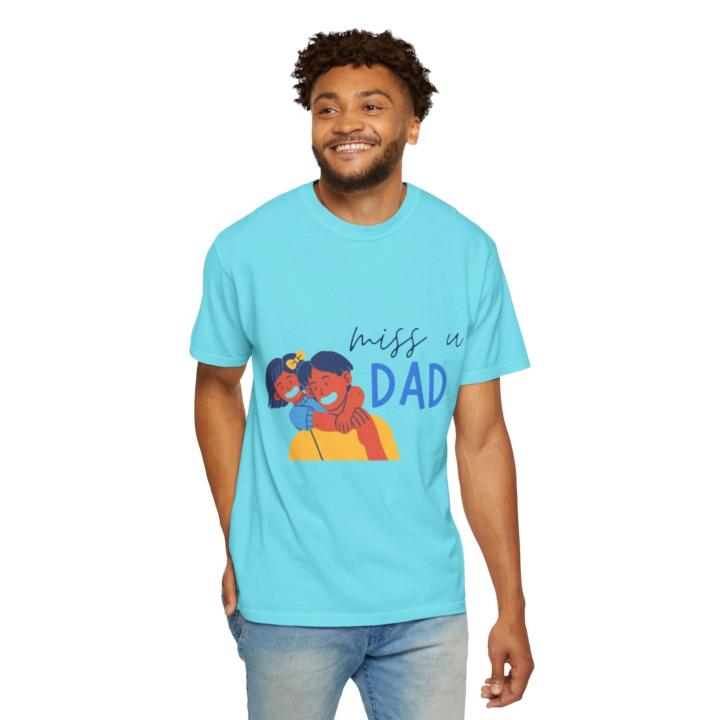 Father's Day T-Shirt, Unisex Garment-Dyed T-Shirt, Gift for Dad, Casual Wear, Family Reunion, Summer Outing, Dad Shirt