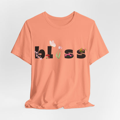 Bliss Floral Unisex Jersey Tee - Perfect for Relaxation and Casual Outings