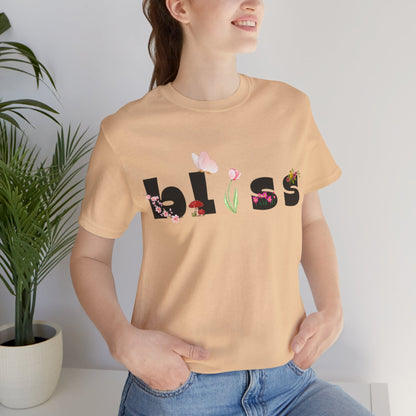 Bliss Floral Unisex Jersey Tee - Perfect for Relaxation and Casual Outings