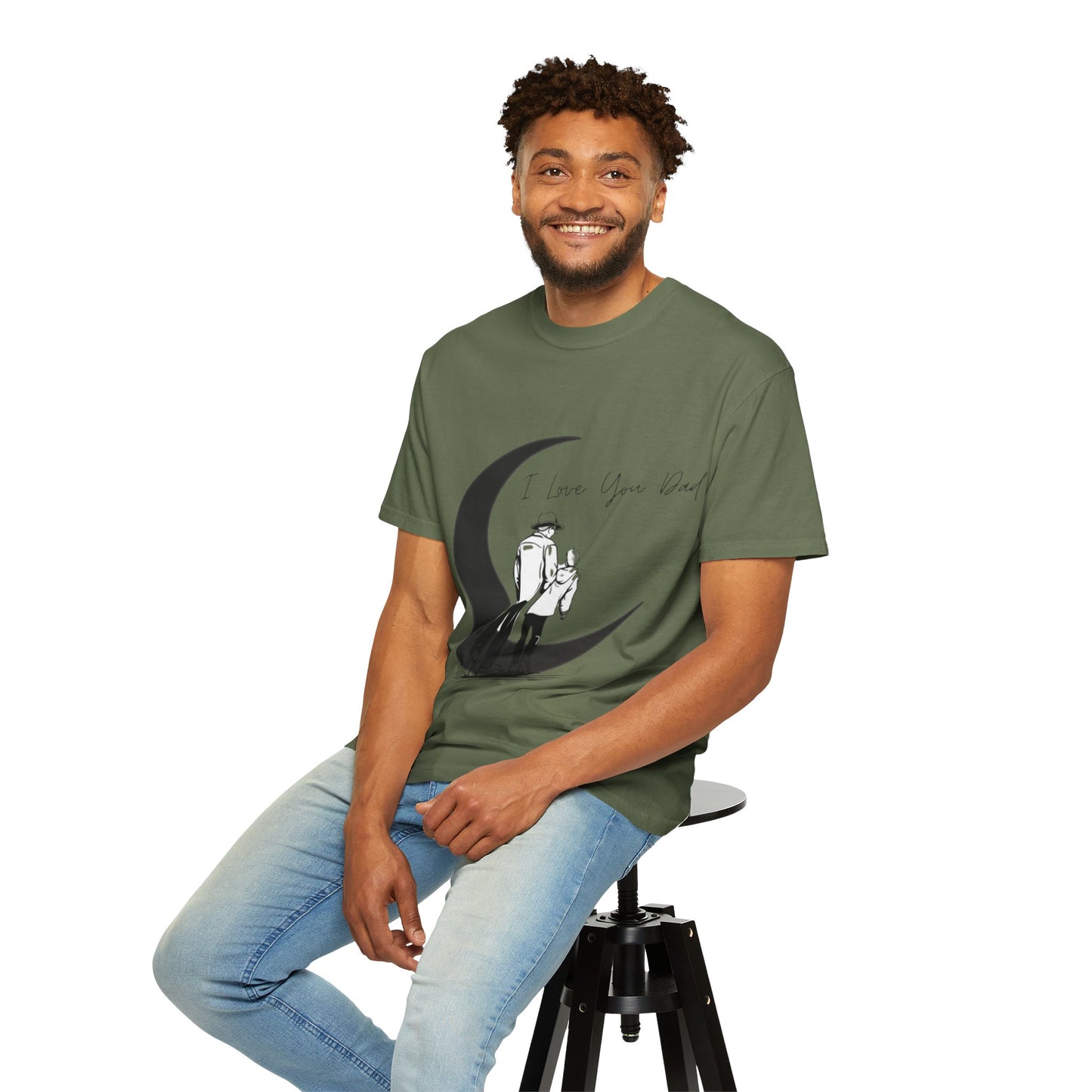 I Love You Dad Unisex T-Shirt | Gift for Father's Day, Dad Birthday Gift, Family Matching Tee, Casual Wear, Love You Dad Tee