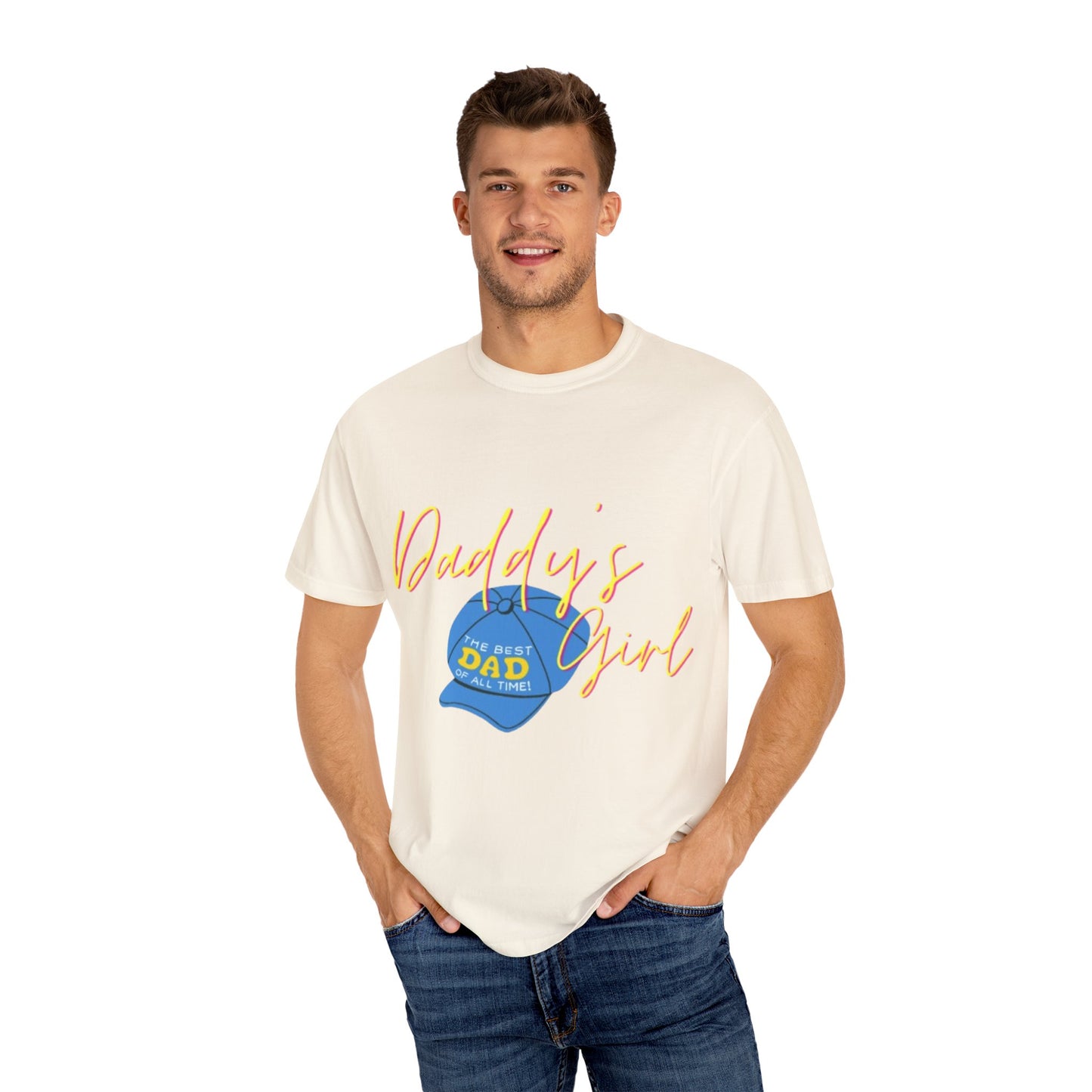 Father's Day Tshirt Gift, Daddy's Girl T-Shirt, Unisex Garment-Dyed Tee, Perfect Gift for Father's Day or Birthday, Trendy Casual Wear, Comfortable Everyday Style