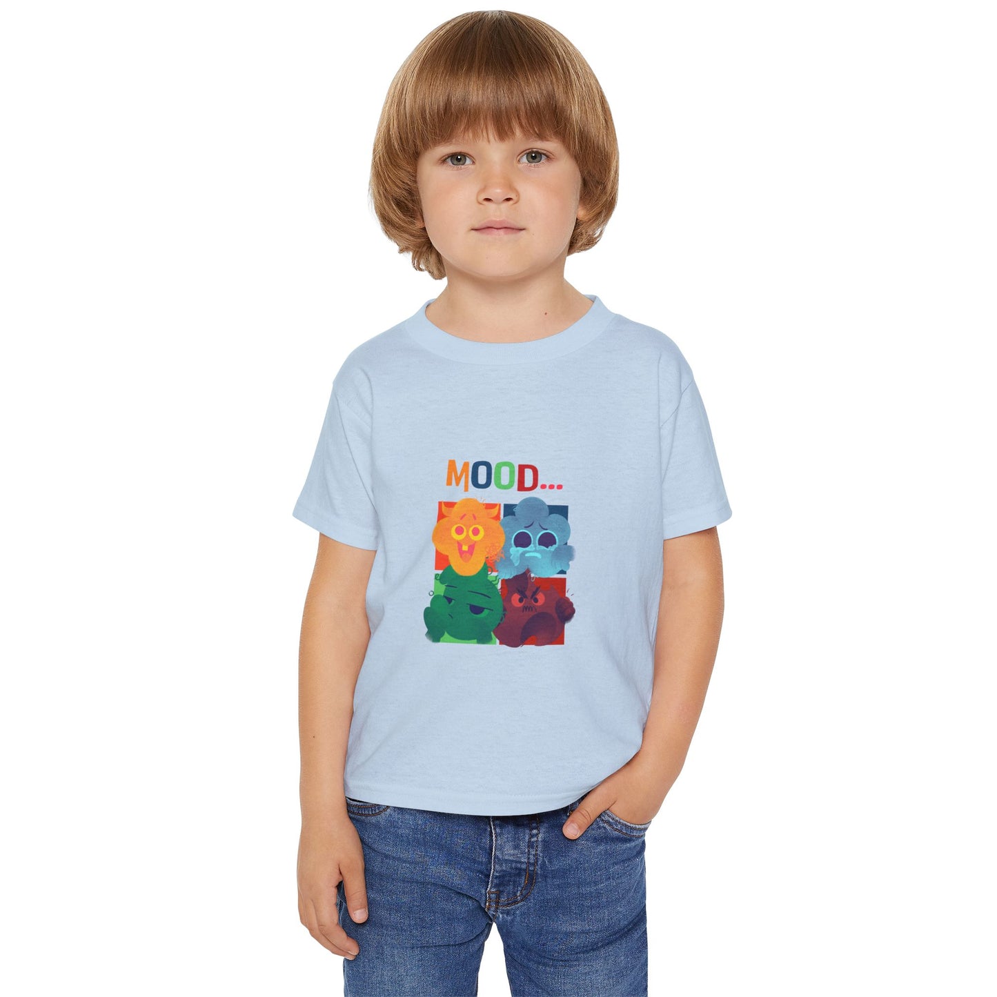 Mood Toddler T-Shirt | Cute Kids Shirt, Fun Gift for Toddlers, Playtime Shirt, Birthday Gift, Colorful Kids Tee
