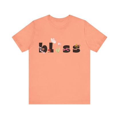 Bliss Floral Unisex Jersey Tee - Perfect for Relaxation and Casual Outings