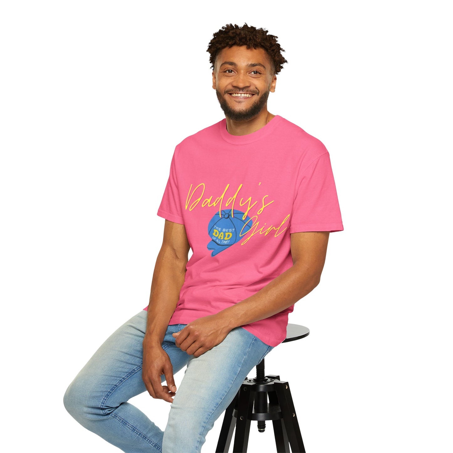 Father's Day Tshirt Gift, Daddy's Girl T-Shirt, Unisex Garment-Dyed Tee, Perfect Gift for Father's Day or Birthday, Trendy Casual Wear, Comfortable Everyday Style