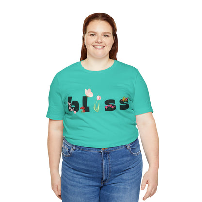 Bliss Floral Unisex Jersey Tee - Perfect for Relaxation and Casual Outings