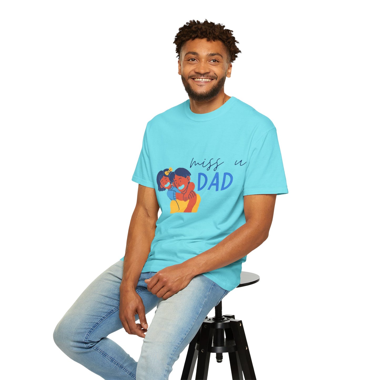 Father's Day T-Shirt, Unisex Garment-Dyed T-Shirt, Gift for Dad, Casual Wear, Family Reunion, Summer Outing, Dad Shirt