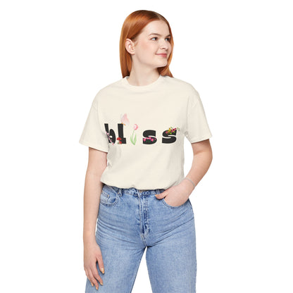 Bliss Floral Unisex Jersey Tee - Perfect for Relaxation and Casual Outings