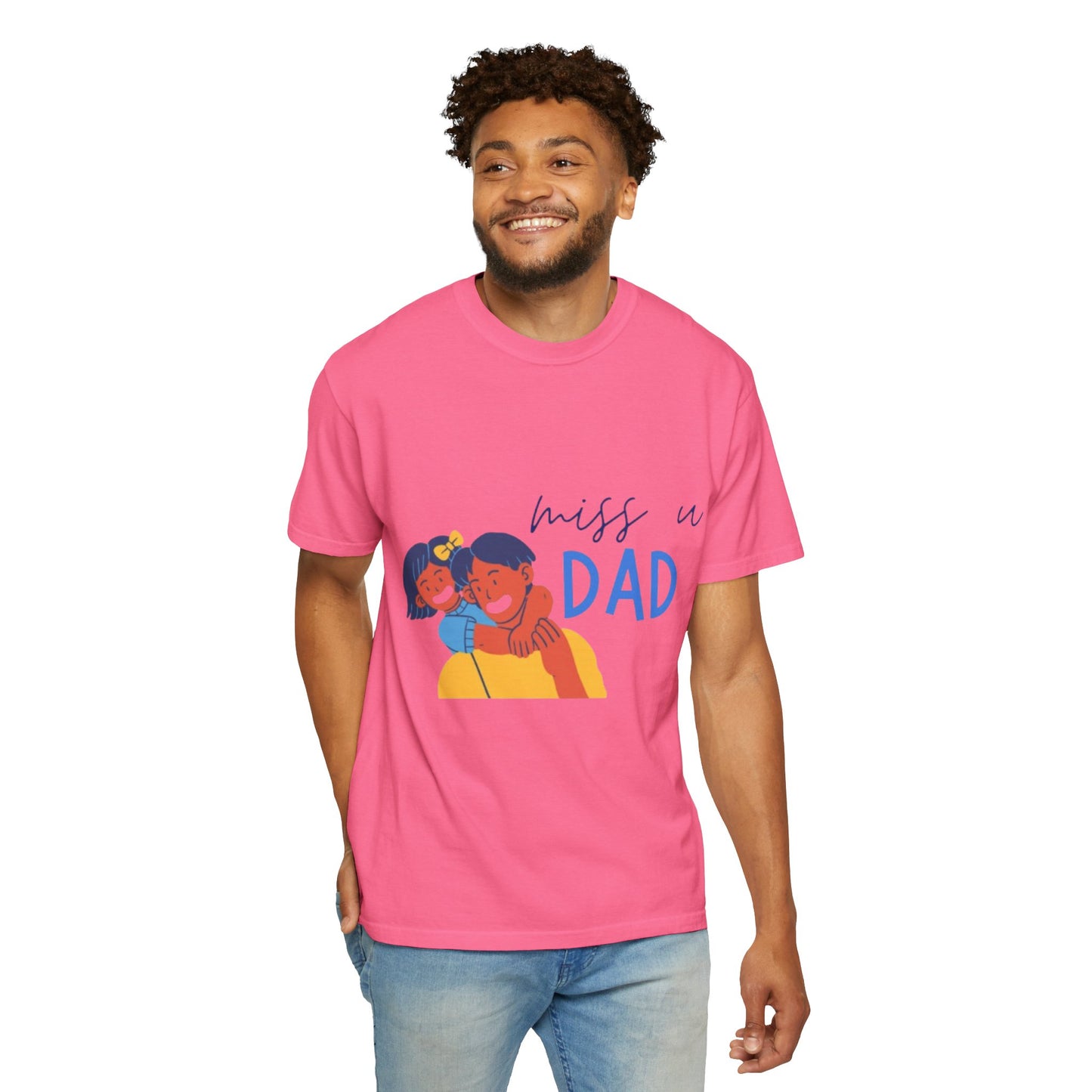 Father's Day T-Shirt, Unisex Garment-Dyed T-Shirt, Gift for Dad, Casual Wear, Family Reunion, Summer Outing, Dad Shirt