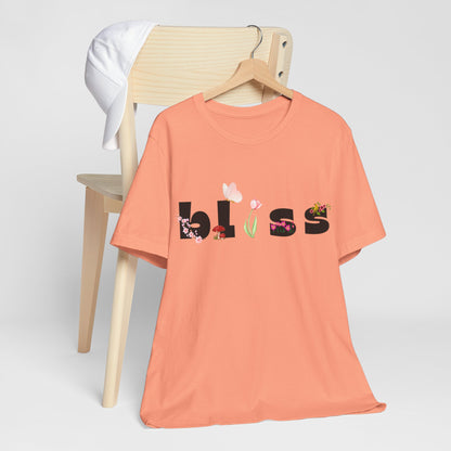 Bliss Floral Unisex Jersey Tee - Perfect for Relaxation and Casual Outings