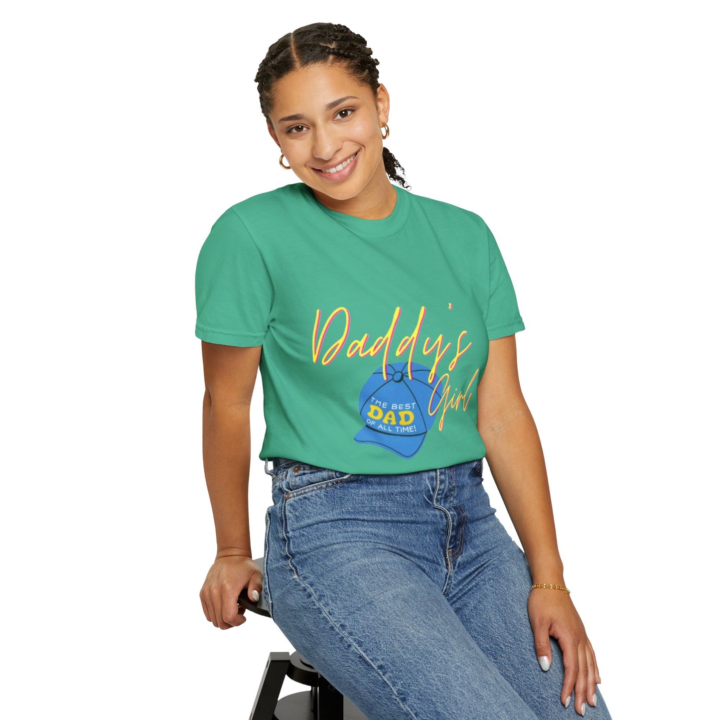 Father's Day Tshirt Gift, Daddy's Girl T-Shirt, Unisex Garment-Dyed Tee, Perfect Gift for Father's Day or Birthday, Trendy Casual Wear, Comfortable Everyday Style