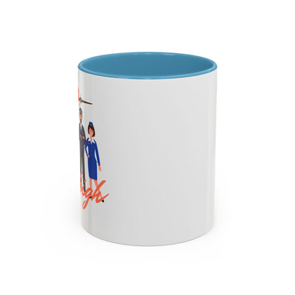 Pilot-Themed Accent Coffee Mug - Perfect Gift for Aviation Enthusiasts