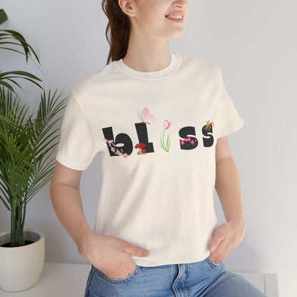 Bliss Floral Unisex Jersey Tee - Perfect for Relaxation and Casual Outings