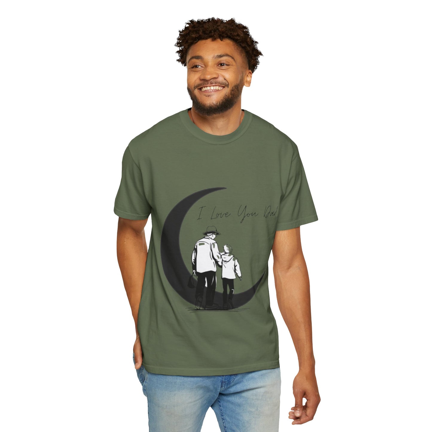 I Love You Dad Unisex T-Shirt | Gift for Father's Day, Dad Birthday Gift, Family Matching Tee, Casual Wear, Love You Dad Tee