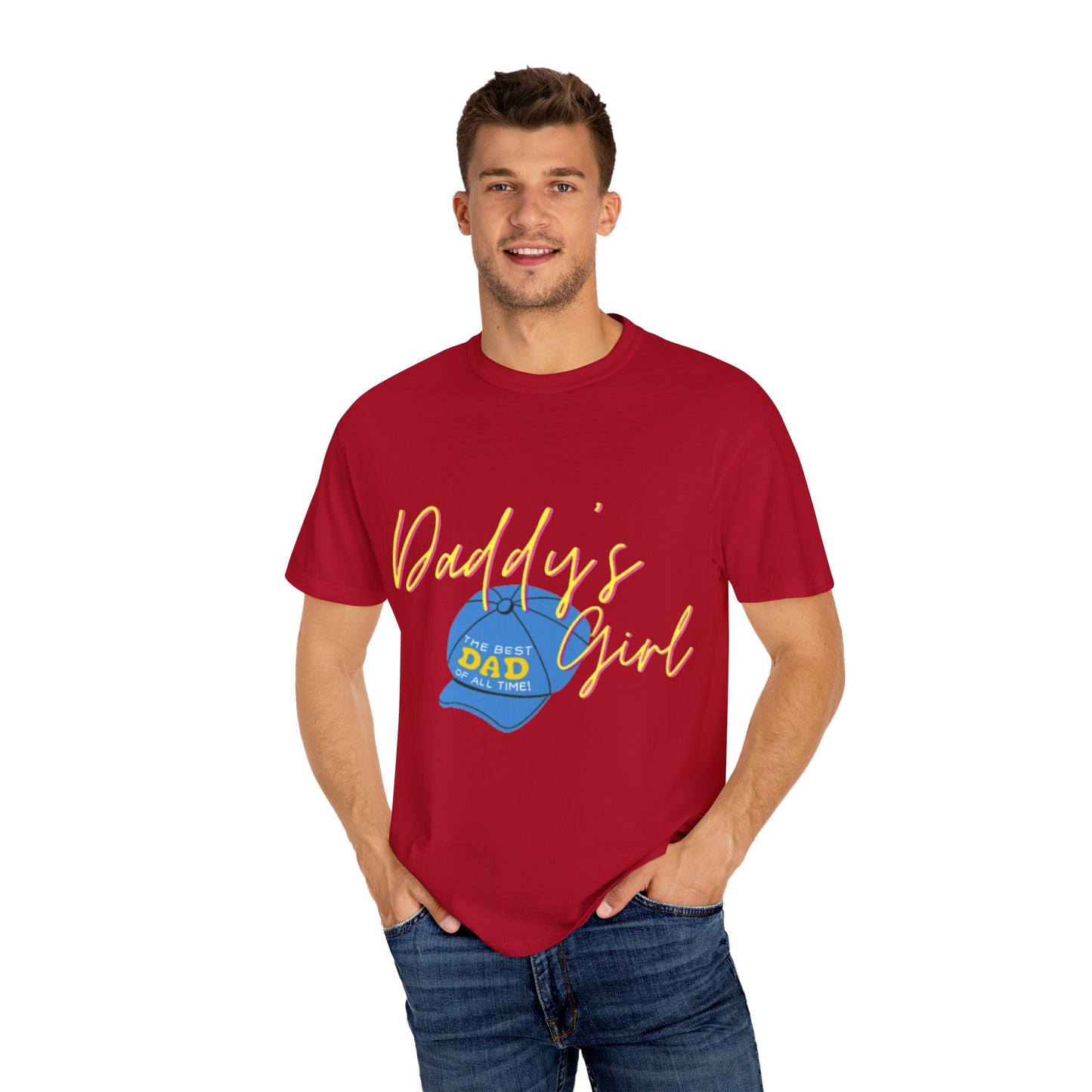 Father's Day Tshirt Gift, Daddy's Girl T-Shirt, Unisex Garment-Dyed Tee, Perfect Gift for Father's Day or Birthday, Trendy Casual Wear, Comfortable Everyday Style