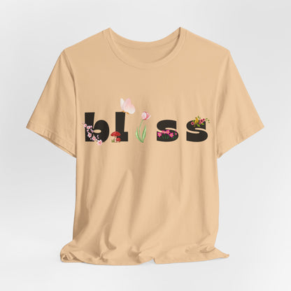 Bliss Floral Unisex Jersey Tee - Perfect for Relaxation and Casual Outings