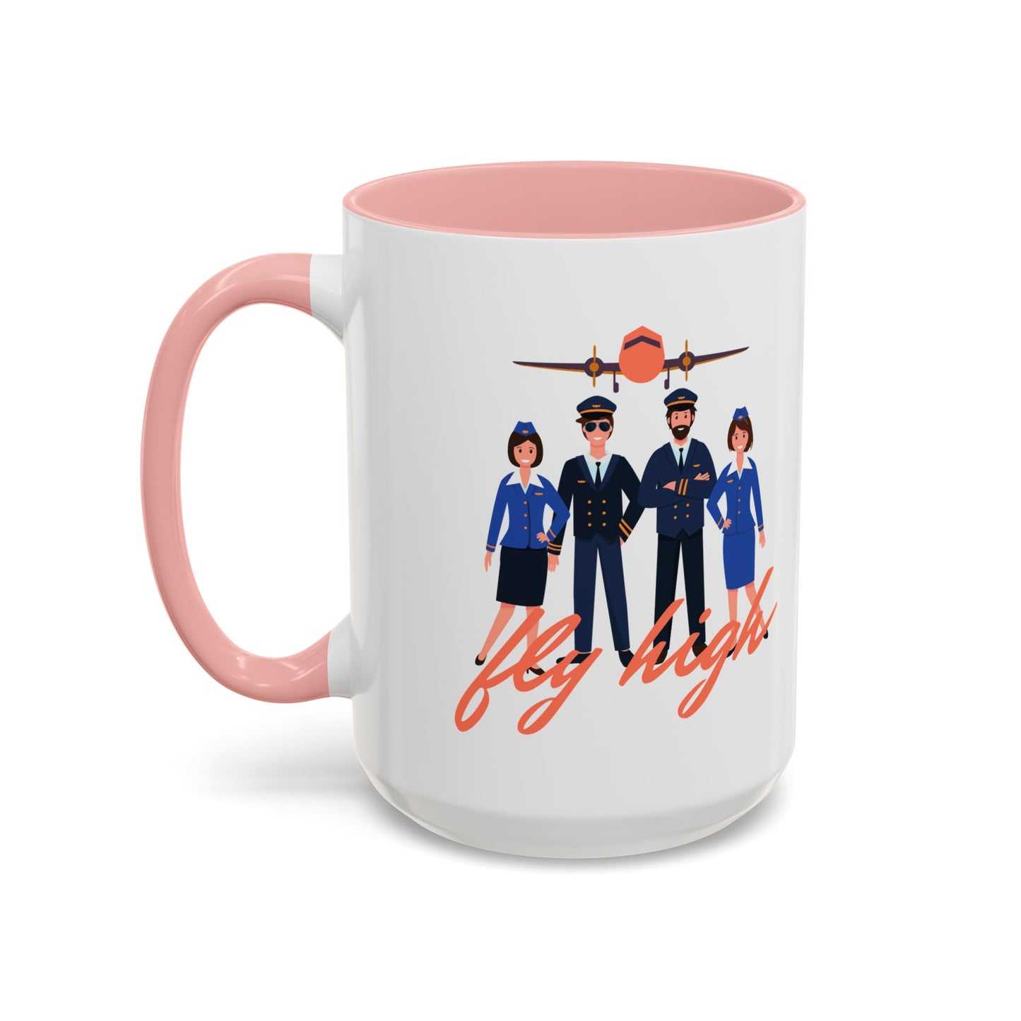 Pilot-Themed Accent Coffee Mug - Perfect Gift for Aviation Enthusiasts