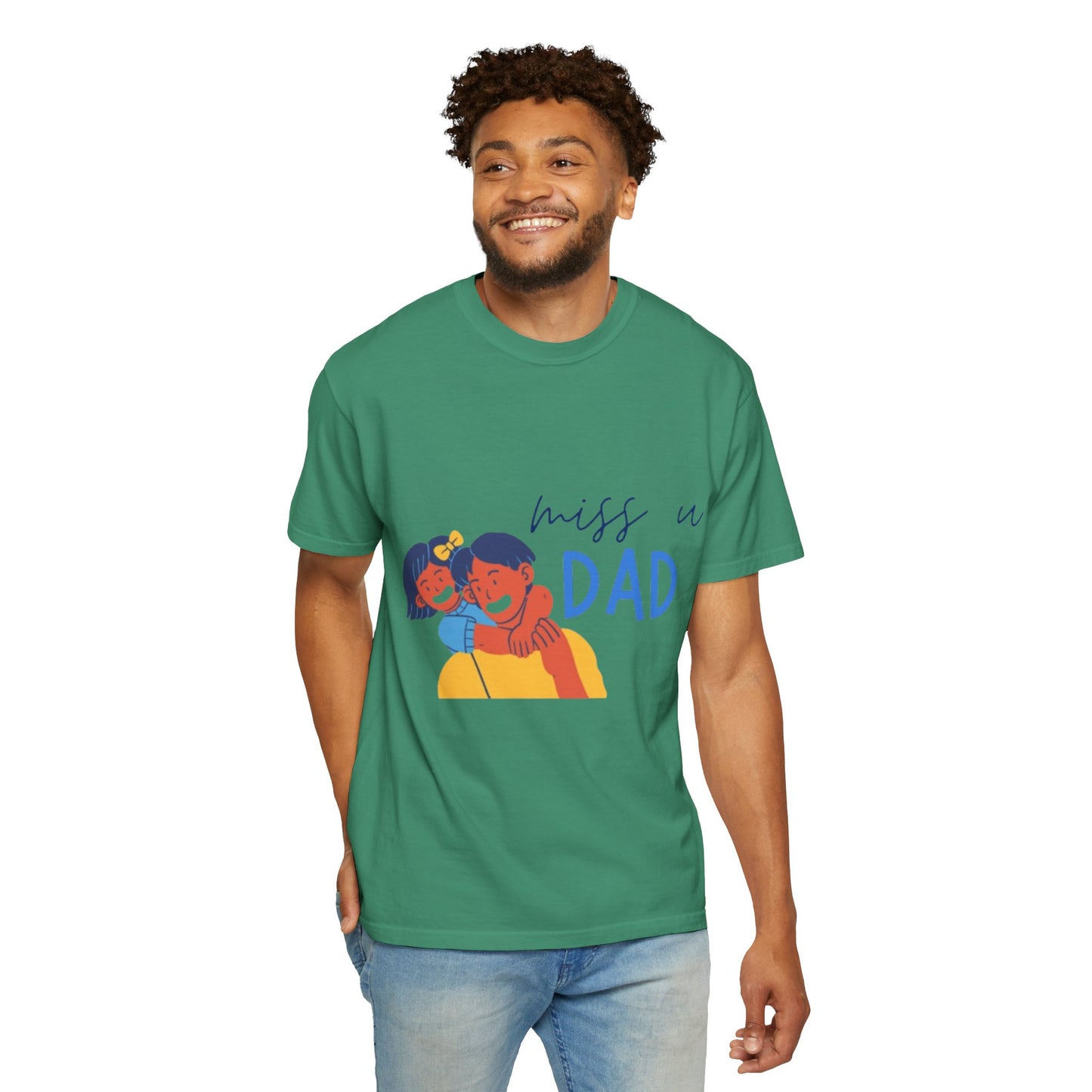 Father's Day T-Shirt, Unisex Garment-Dyed T-Shirt, Gift for Dad, Casual Wear, Family Reunion, Summer Outing, Dad Shirt