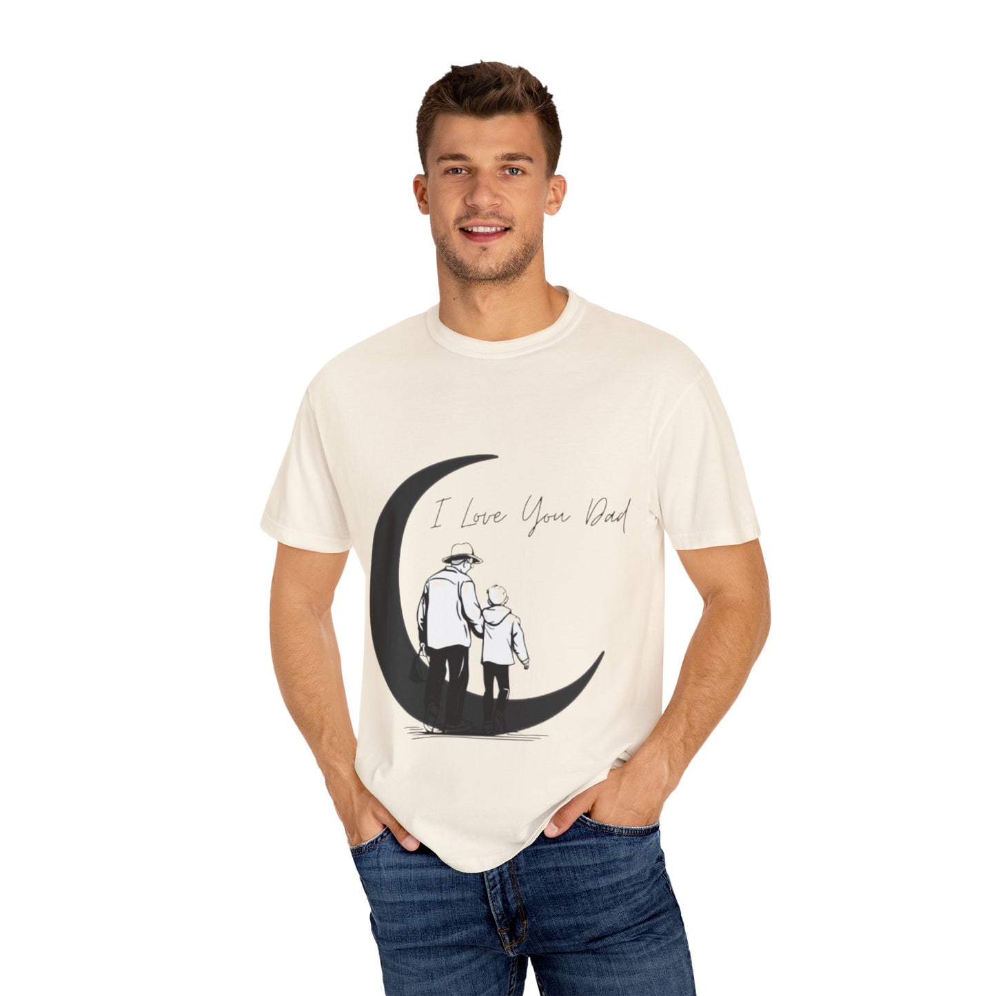 I Love You Dad Unisex T-Shirt | Gift for Father's Day, Dad Birthday Gift, Family Matching Tee, Casual Wear, Love You Dad Tee