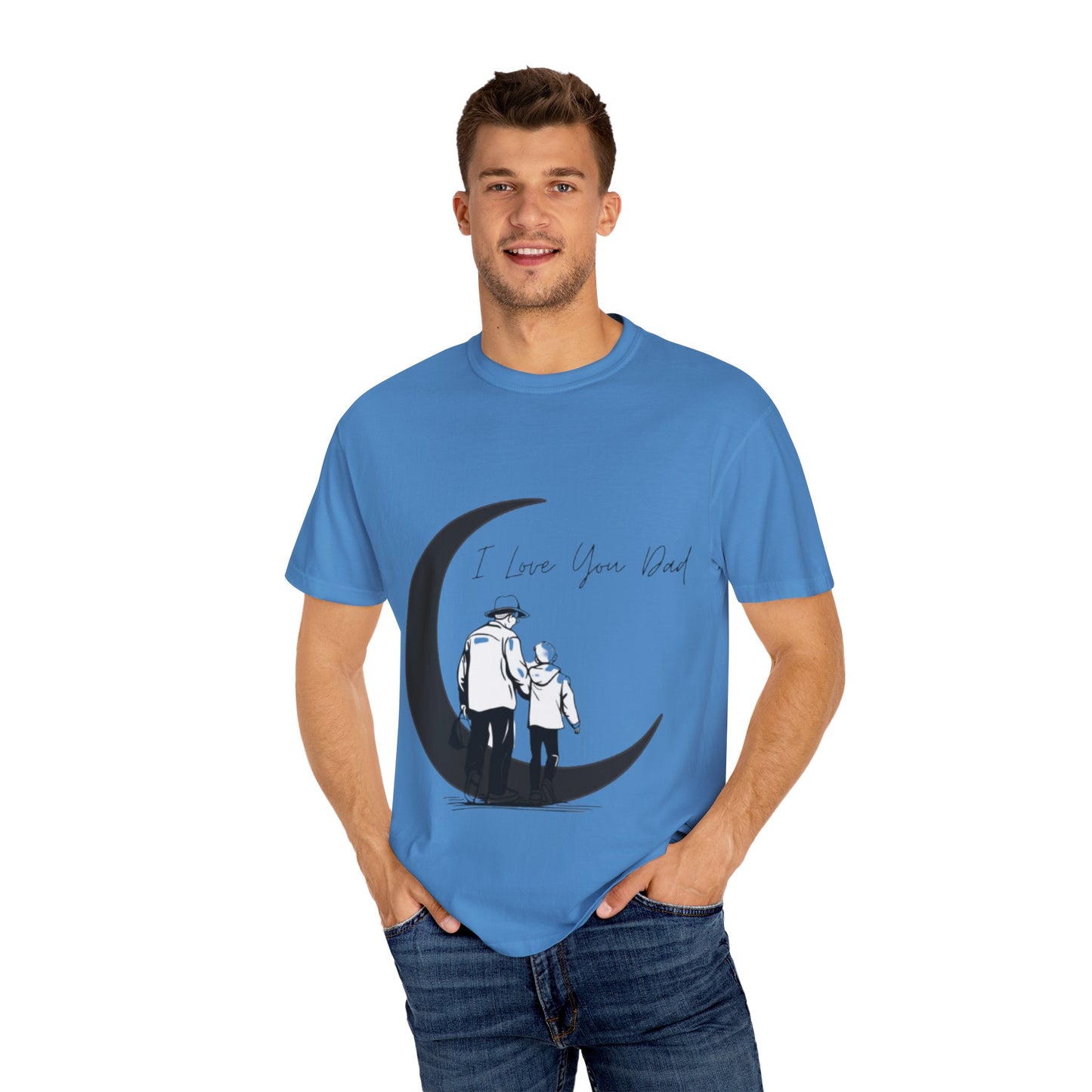 I Love You Dad Unisex T-Shirt | Gift for Father's Day, Dad Birthday Gift, Family Matching Tee, Casual Wear, Love You Dad Tee