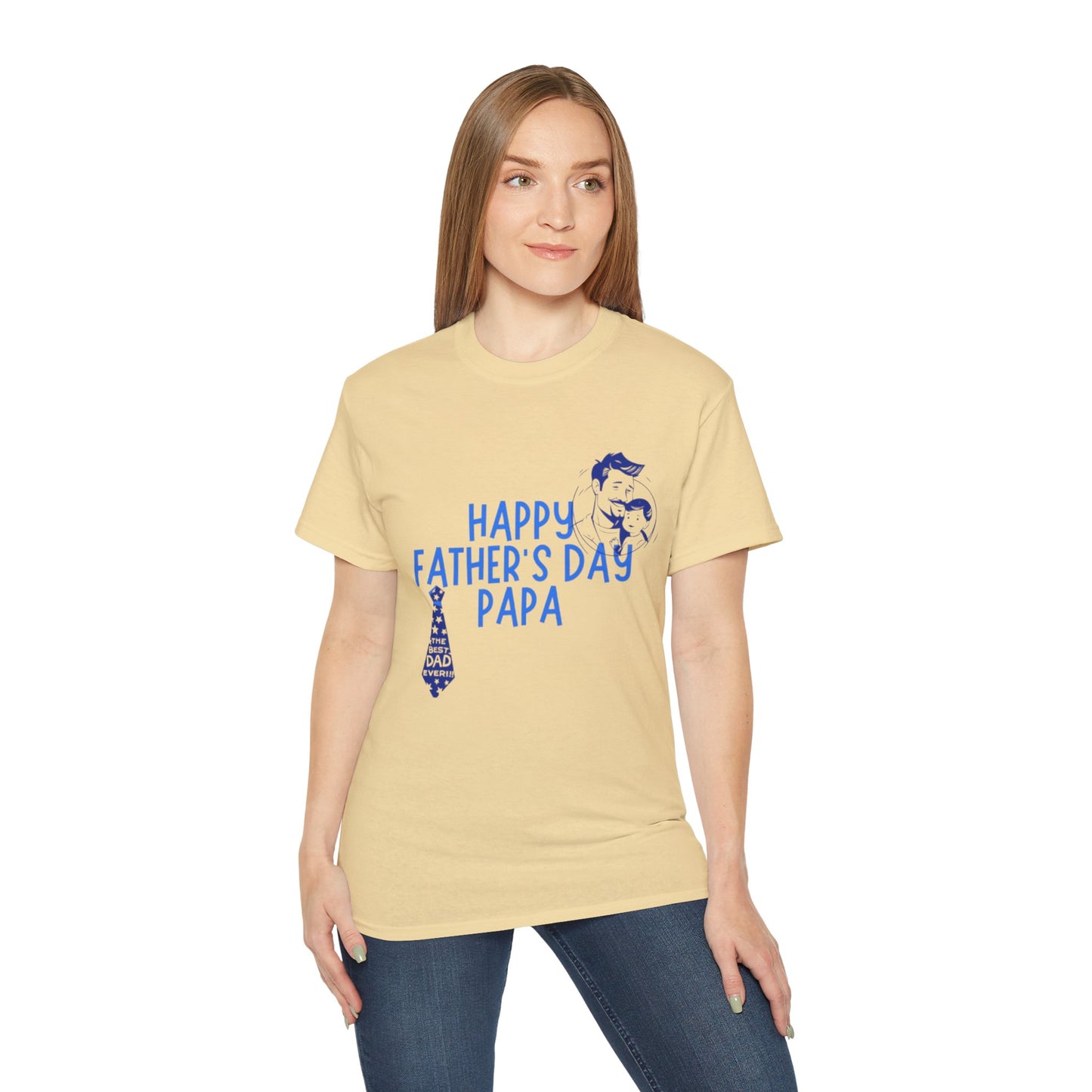 Happy Father's Day Unisex Tee, Casual Gift Shirt, Dad Appreciation Tee, Father's Day T-Shirt, Unique Dad Gift