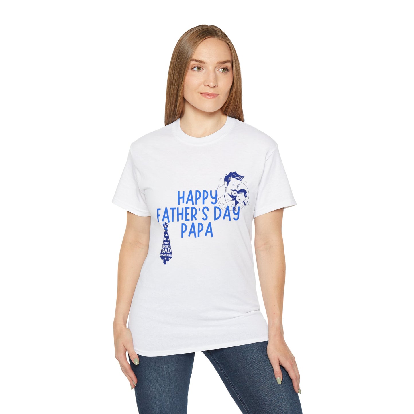 Happy Father's Day Unisex Tee, Casual Gift Shirt, Dad Appreciation Tee, Father's Day T-Shirt, Unique Dad Gift