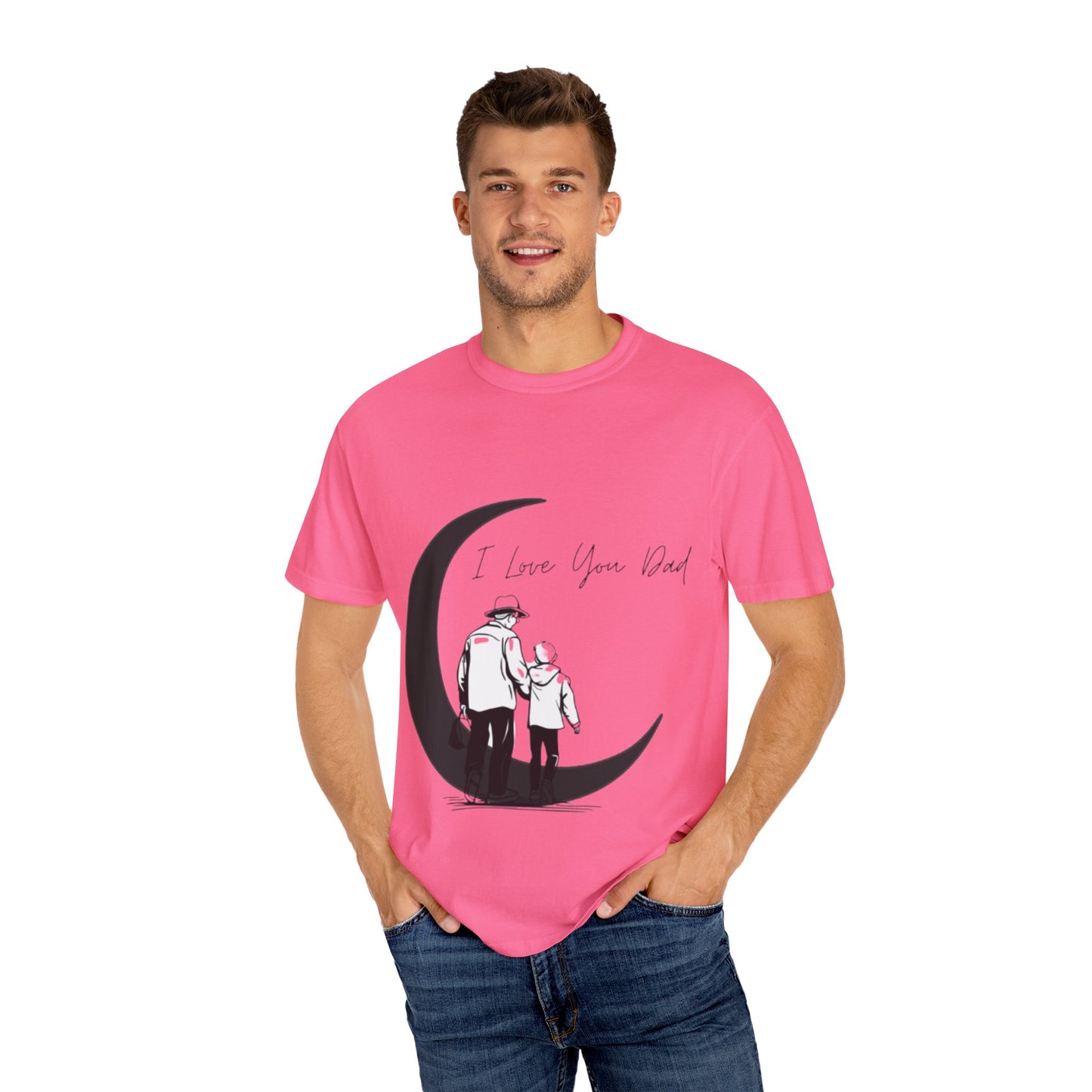 I Love You Dad Unisex T-Shirt | Gift for Father's Day, Dad Birthday Gift, Family Matching Tee, Casual Wear, Love You Dad Tee