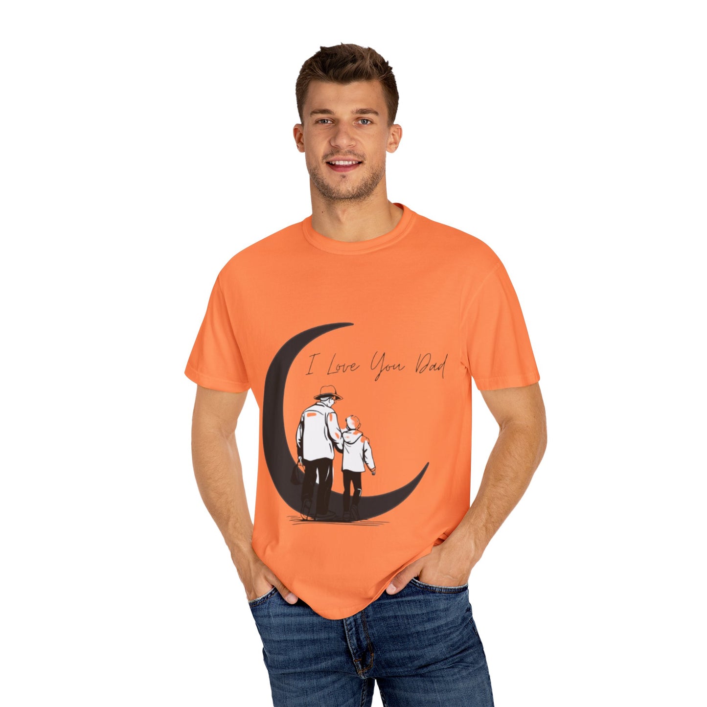 I Love You Dad Unisex T-Shirt | Gift for Father's Day, Dad Birthday Gift, Family Matching Tee, Casual Wear, Love You Dad Tee