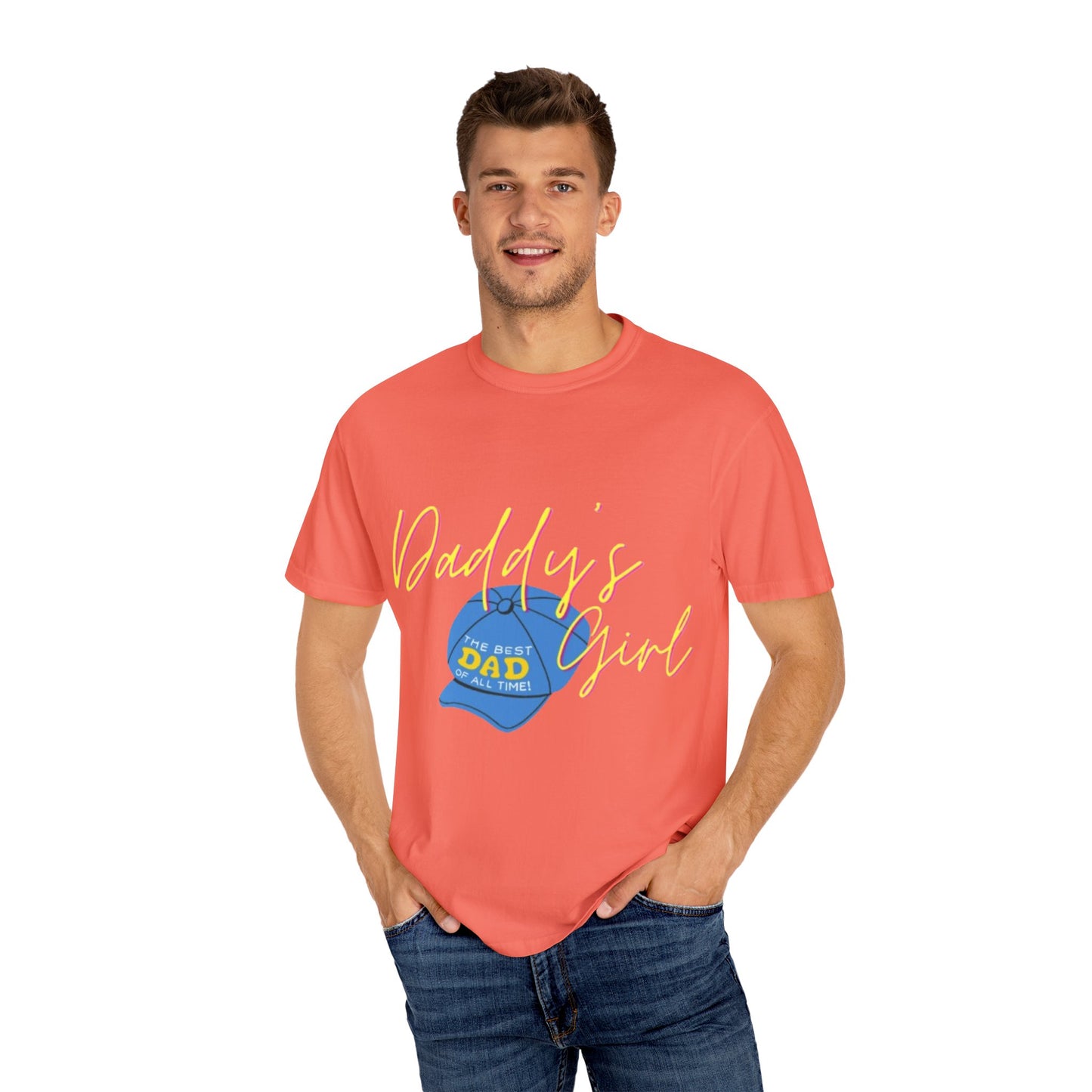 Father's Day Tshirt Gift, Daddy's Girl T-Shirt, Unisex Garment-Dyed Tee, Perfect Gift for Father's Day or Birthday, Trendy Casual Wear, Comfortable Everyday Style