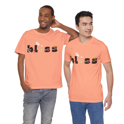 Bliss Floral Unisex Jersey Tee - Perfect for Relaxation and Casual Outings