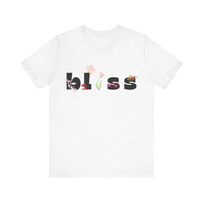 Bliss Floral Unisex Jersey Tee - Perfect for Relaxation and Casual Outings