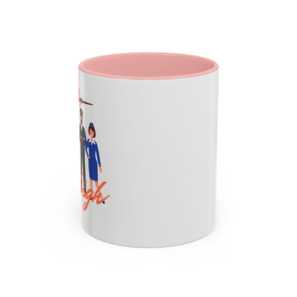 Pilot-Themed Accent Coffee Mug - Perfect Gift for Aviation Enthusiasts