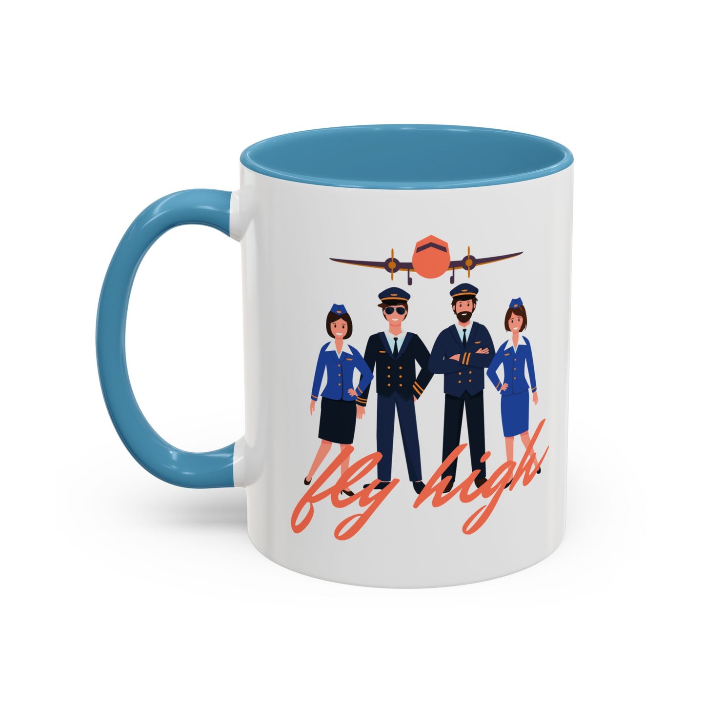 Pilot-Themed Accent Coffee Mug - Perfect Gift for Aviation Enthusiasts