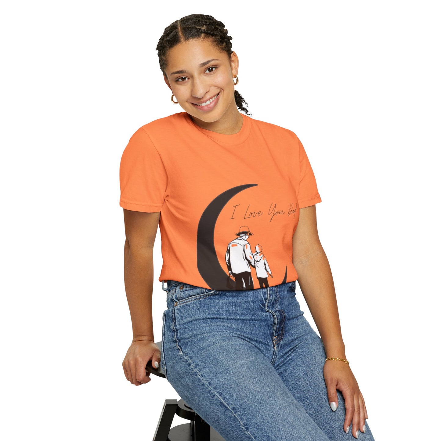 I Love You Dad Unisex T-Shirt | Gift for Father's Day, Dad Birthday Gift, Family Matching Tee, Casual Wear, Love You Dad Tee