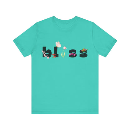 Bliss Floral Unisex Jersey Tee - Perfect for Relaxation and Casual Outings